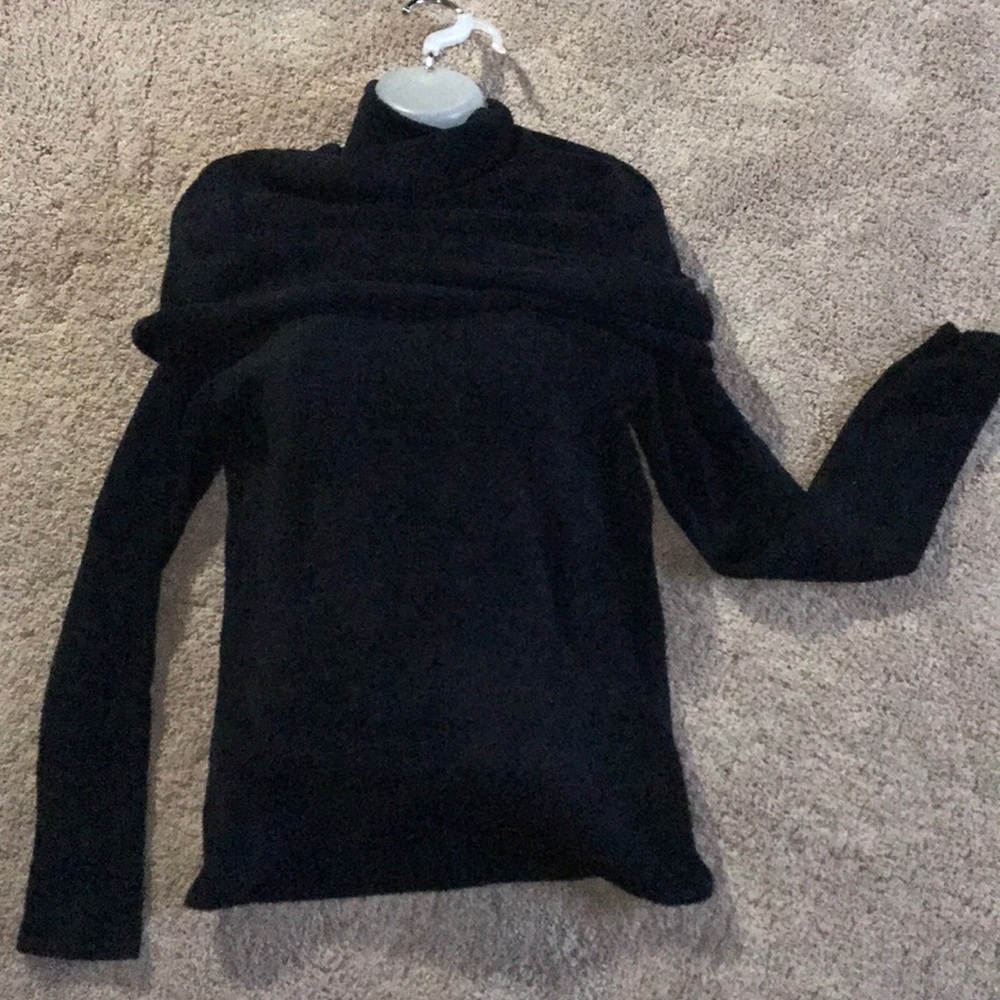 Athleta medium soft cowl over the shoulder sweater